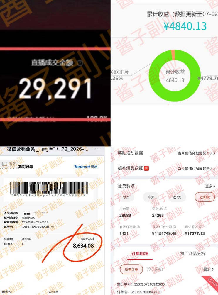 985十年互联网老兵亲测:2026年多个真实落地副业项目,手把手带你搭建被动收入管道(淘宝无人直播、TK拉新、代运营、CSGO……)【揭秘】-荆楚AI