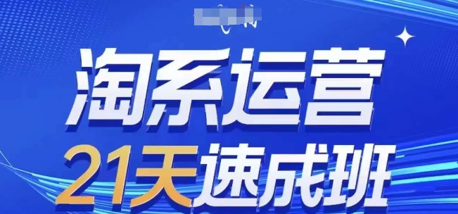 淘系运营21天速成班，0基础轻松搞定淘系运营，不做假把式，快速复制落地(更新26年8月)-荆楚AI