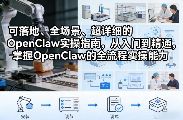 可落地、全场景、超详细的OpenClaw实操指南,从入门到精通小淇云库-创业网-网赚副业-网创副业-项目拆解-技术类创业资源网-副业网-免费资源下载小淇云库