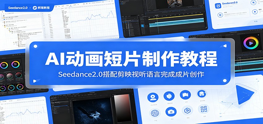 AI动画短片制作教程：Seedance2.0搭配剪映视听语言完成成片创作-荆楚AI