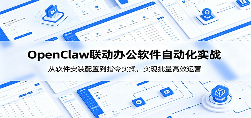 OpenClaw自动化实操课：从软件安装配置到指令实操，实现批量高效运营-荆楚AI