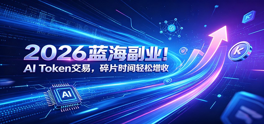 2026蓝海副业！AI Token交易，碎片时间轻松增收-荆楚AI