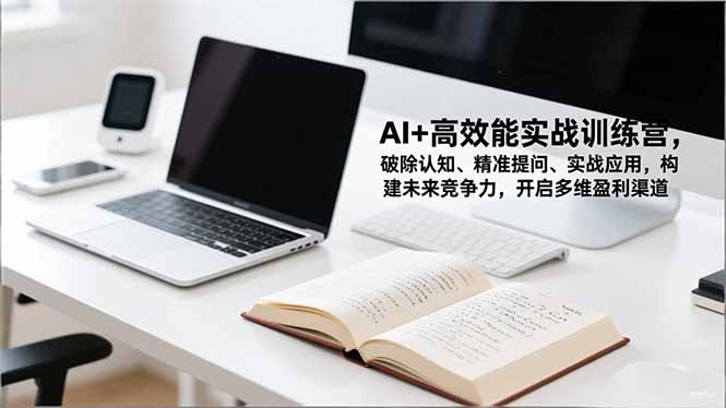 AI+高效能实战训练营，破除认知、精准提问、实战应用，构建未来竞争力，开启多维盈利渠道小淇云库-创业网-网赚副业-网创副业-项目拆解-技术类创业资源网-副业网-免费资源下载小淇云库
