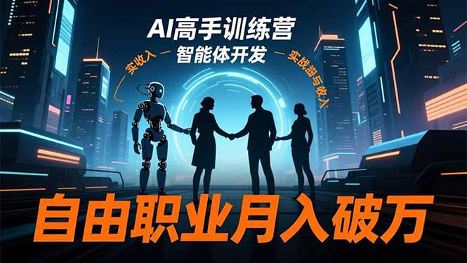 AI高手训练营3.0，ChatGPT，Midjourney，智能体开发，自由职业月入破万小淇云库-创业网-网赚副业-网创副业-项目拆解-技术类创业资源网-副业网-免费资源下载小淇云库